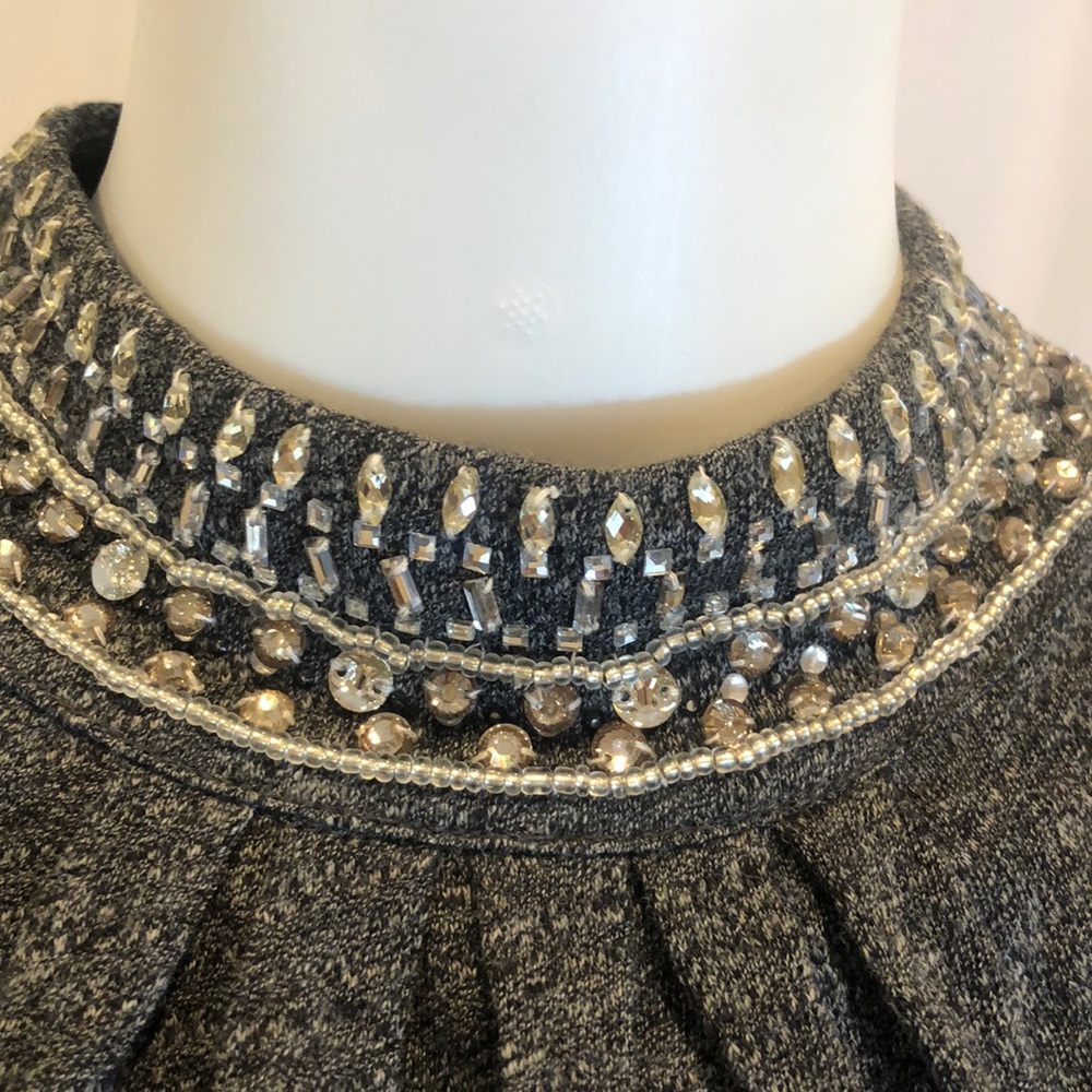 Anthropologie Beaded Vanessa Virginia High Neck Tank - Picture 3 of 4